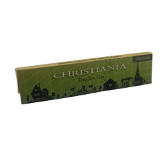 Christiania King Size Slim Unbleached – 33 stk