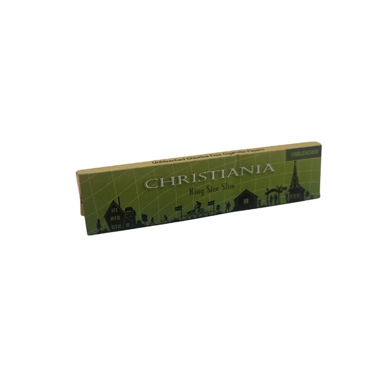 Christiania King Size Slim Unbleached – 33 stk
