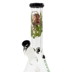 Grace Glass Leaf Goddess Beaker Bong 36 cm