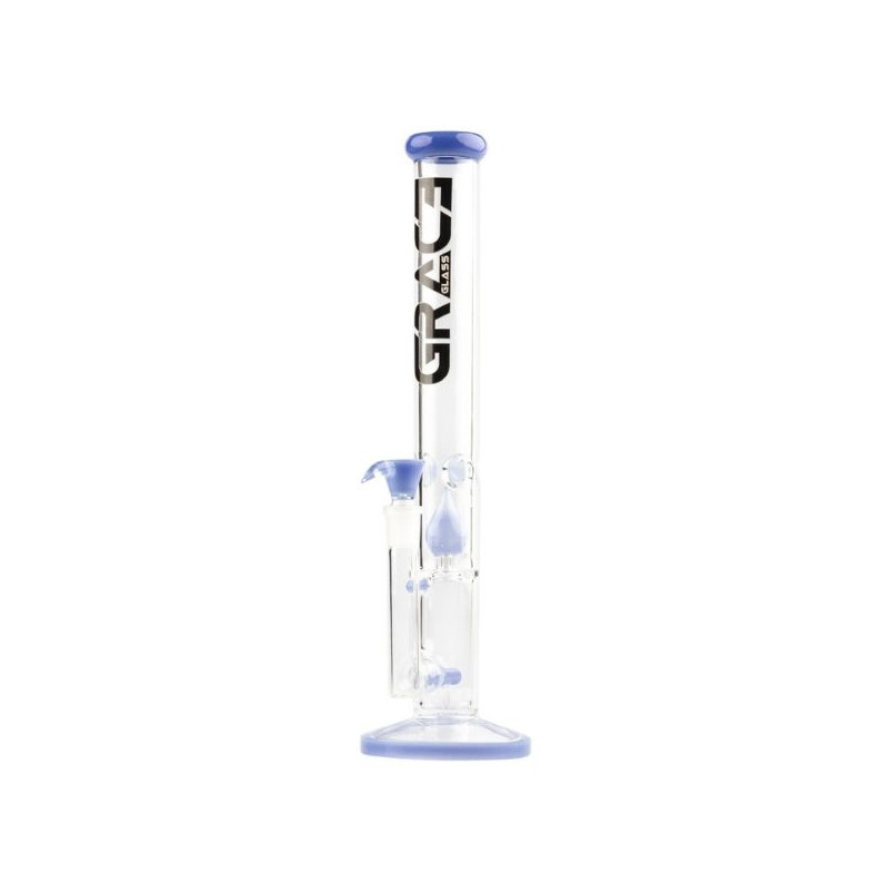 Grace Glass Percolator Bong Blå 43 cm
