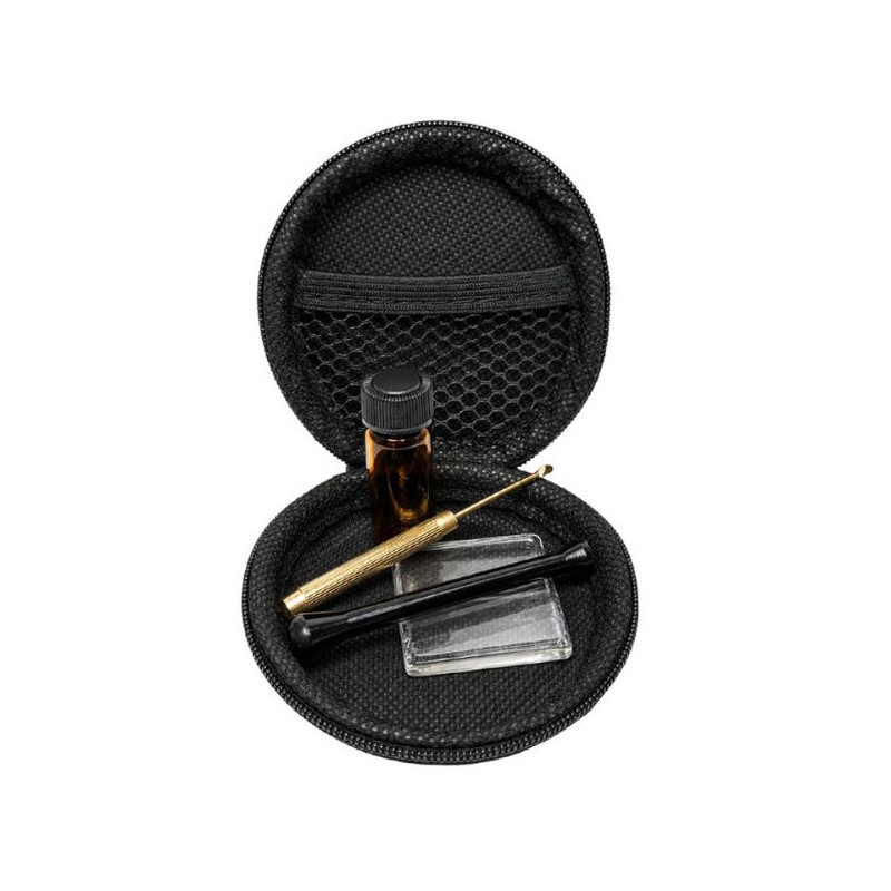 Sniffsæt i Rundt Etui – 4 Dele – Ø8 cm