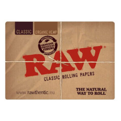 RAW Classic Organic Hemp brun Counter Mat 42 x 30 cm