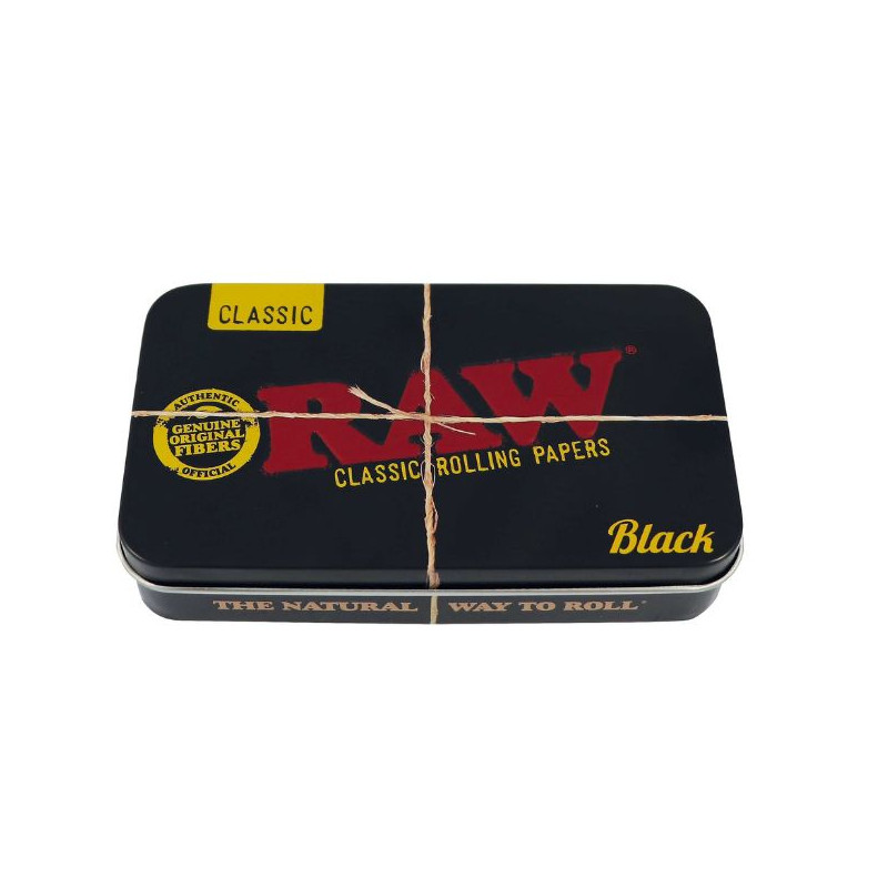 RAW Black Tin Box RAW Black Tin Box