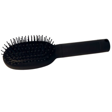 Buddies Hairbrush Safe sort hårbørste med skjult rum i håndtaget