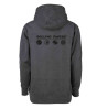 RAW Rolling Papers Zip Hoodie – Grå RAW Rolling Papers Zip Hoodie – Grå