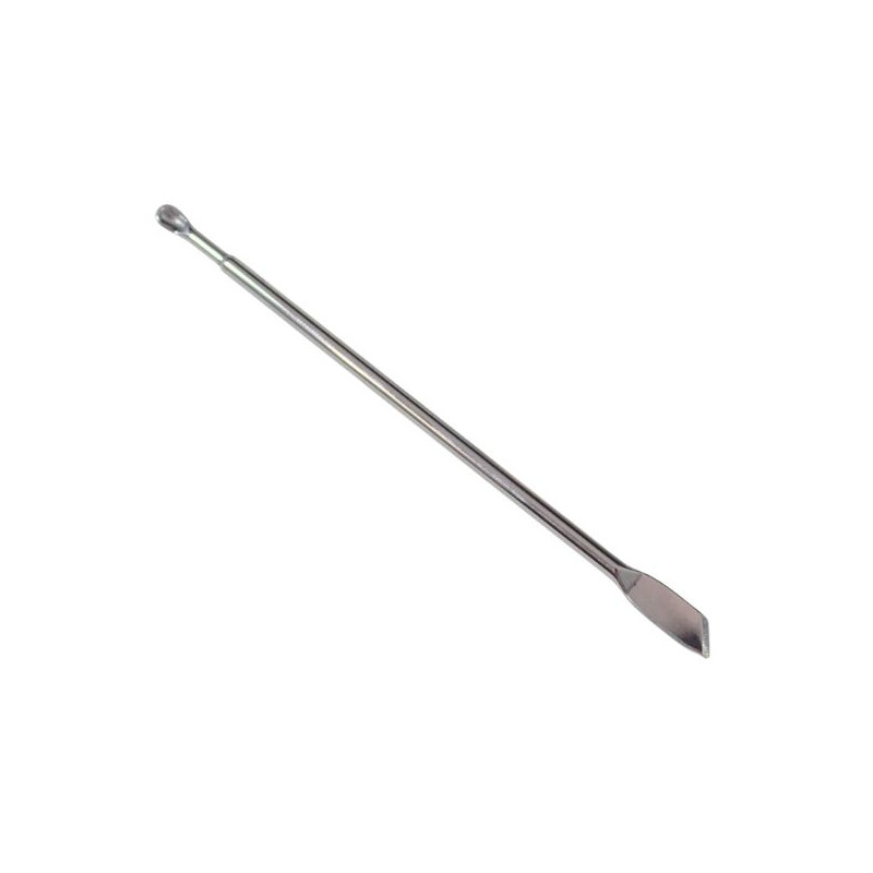 Doseringsske med Spatel Rustfrit Stål 10cm