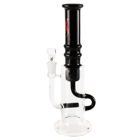 Glas Bong Weedstar Steamboat Sort 32.5cm