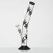 Glas Bong Black Cannabis 35cm