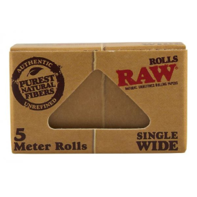 Raw Single Wide Meter Papir