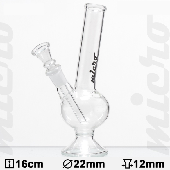 Micro Glas Bong 16cm Micro Glas Bong 16cm