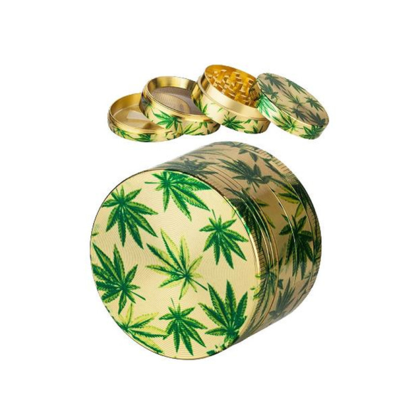 Grinder Guld Cannabis 50mm