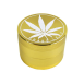 Grinder Gold White Leaf 54mm