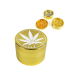 Grinder Gold White Leaf 54mm