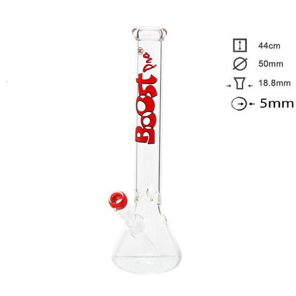 Boost Bong 44cm Rød