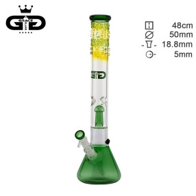 Grace Glas Bong Grøn Beaker 48cm