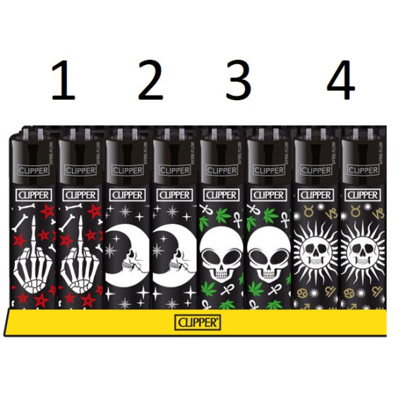 Clipper Lighter Skull Symbol Clipper Lighter Skull Symbol