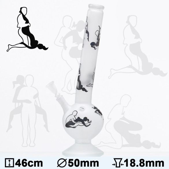 Glas Bong Kamasutra 46cm Glas Bong Kamasutra 46cm