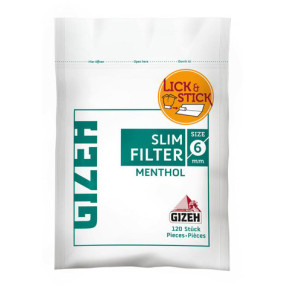 Filter Slim Menthol 6mm Gizeh