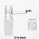 Glas Hoved Med Glas Rist 14.5mm