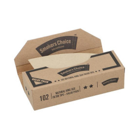 Smokers Choice Natural Filtertips 102stk
