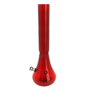 Akryl Bong Rød Vase 32cm