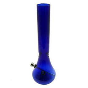 Akryl Bong Blå Vase 32cm