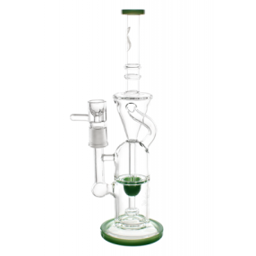Glas Bong Weedstar Shot Grøn 28cm