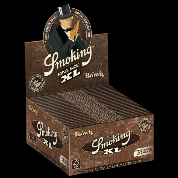 Smoking Brown XL Kasse – King Size Jointpapir Smoking Brown XL Kasse – King Size Jointpapir