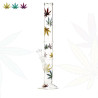 Glas Bong Cannabis Multi Leaf 40cm