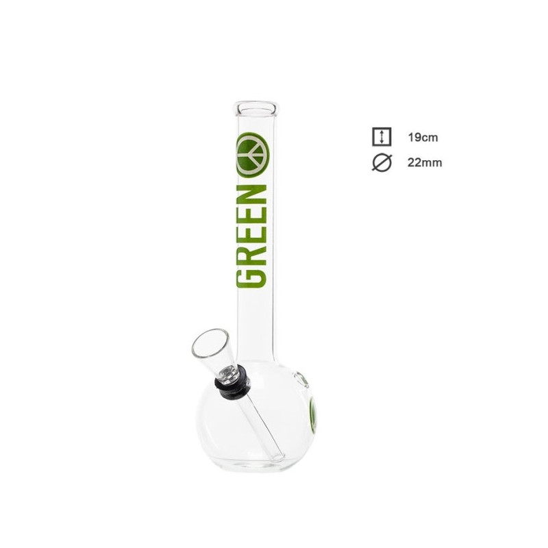 Glas Bong Greenline 19cm