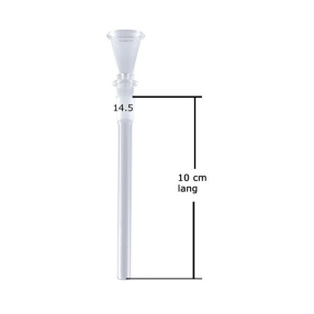 14,5mm 10cm Chillum Slamrør Konisk
