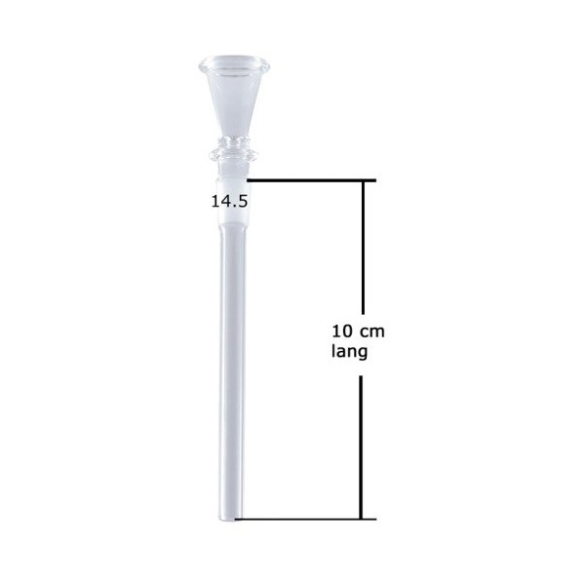 14,5mm 10cm Chillum Slamrør Konisk