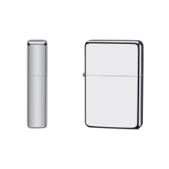 Benzinlighter Sølv