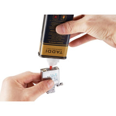 Benzinlighter Sølv Mat