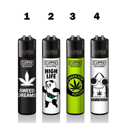 Clipper Lighter Cannabis 99