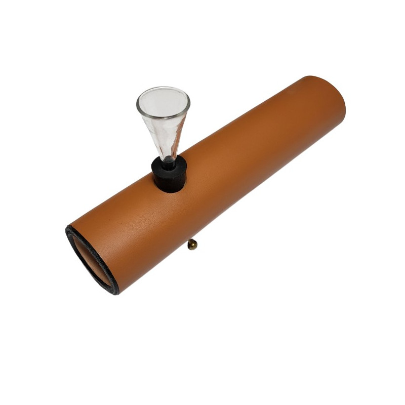 Læder Tjubang Lysebrun 20cm