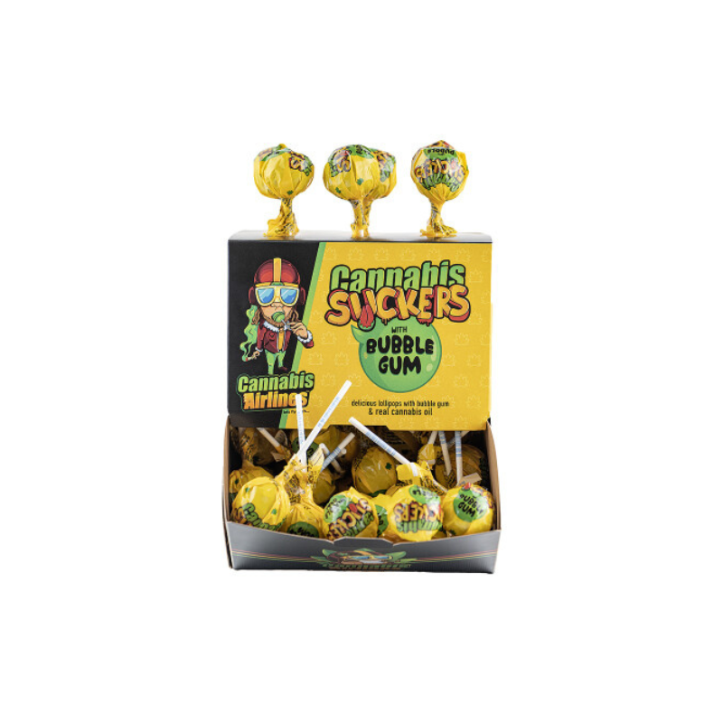 Cannabis Airlines Lollipop Gum Suckers Cannabis Airlines Lollipop Gum Suckers