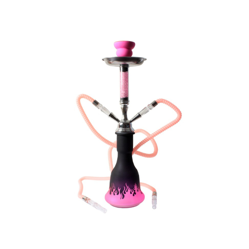 Vandpibe Pink Flamme 50cm