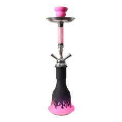 Vandpibe Pink Flamme 50cm