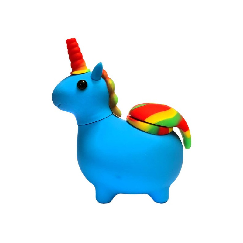 Unicorn Silikone Pibe Blå