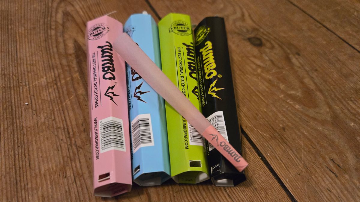 jumbo færdigrullet cones